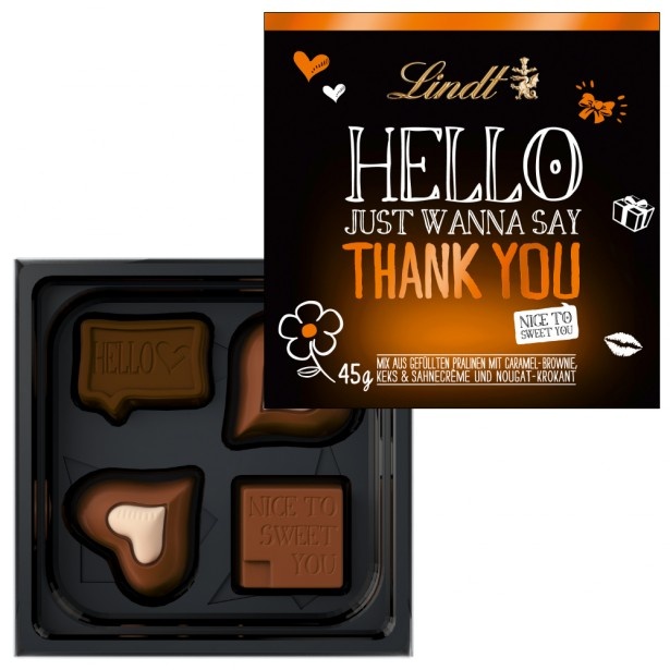 先着で3000円以上購入した方に数量限定で「HELLO THANK YOU」チョコレートをプレゼント