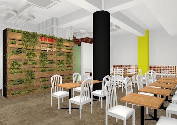 「Ungrid」と「VERY FANCY」によって空間演出された店内