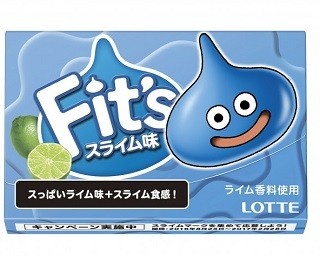 メタルスライムをイメージしたロッテ「Fit’s」