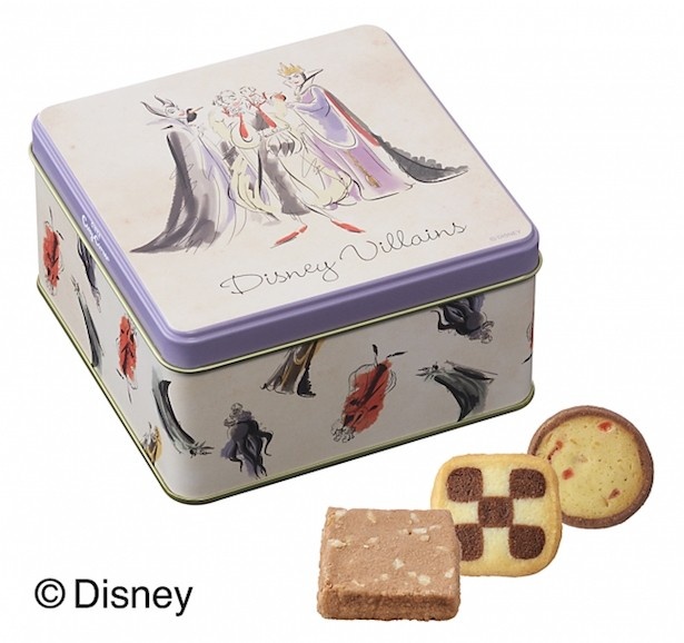「“ディズニーヴィランズ”缶(3種11個入)」(864円) は9月17日発売