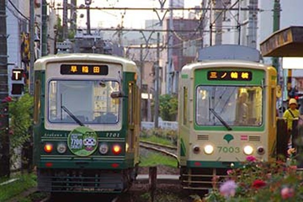 【写真を見る】今もなお、住民の足として親しまれている都電