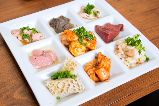 各部位の食べ比べもできる