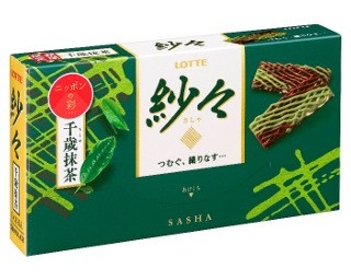 ロッテ、日本の味＆色彩を表現した抹茶の「紗々」登場