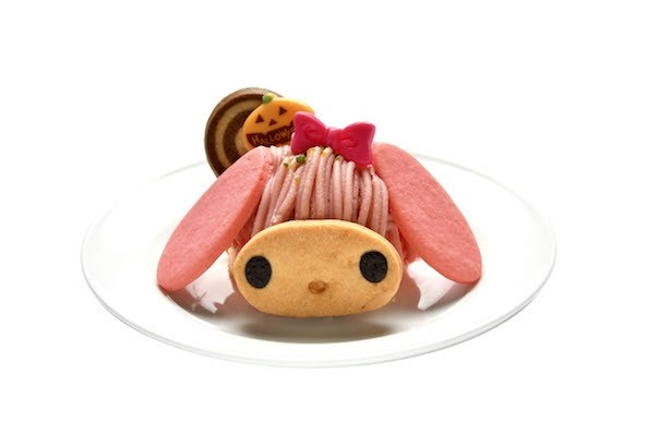 【写真を見る】マイメロちゃんがモンブランに！ハロウィーン限定マイメロディモンブラン(あまおう苺味、 650円)