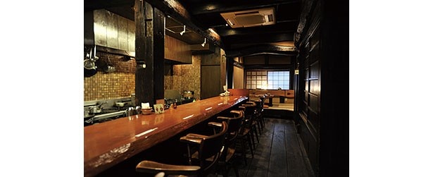 築100年以上の町家の廃材を利用/一膳飯屋 りぃぼん