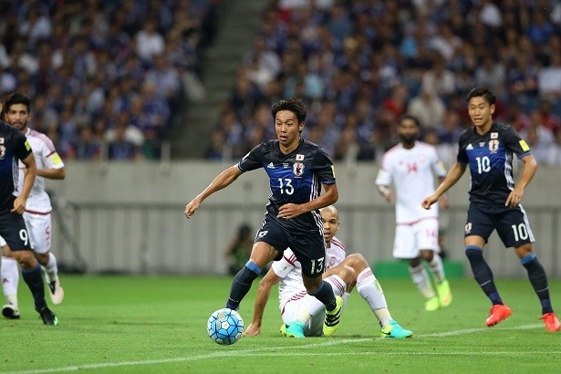 先発出場した清武弘嗣選手