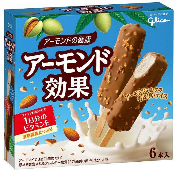 冷凍庫にストックしたい！うれしい6本入り「アーモンド効果＜アイスバーマルチ＞」 (税抜420円)