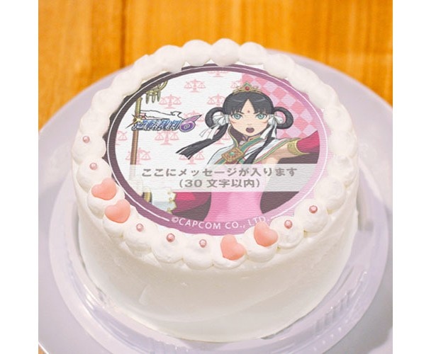 ホールケーキにもメッセージを添えることが可能