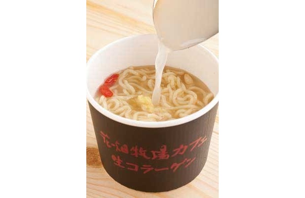 花畑牧場の“コラーゲンラーメン”はオシャレでぷるぷる♪