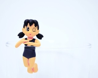 「コップのフチ子」シリーズにしずかちゃんver.が登場