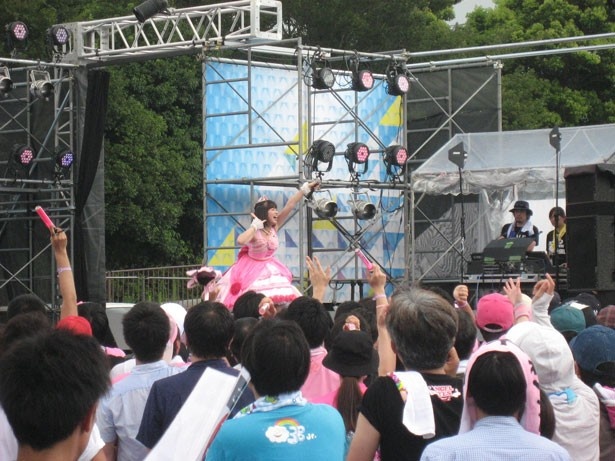 「ももいろクローバーZ」の佐々木彩夏@SHIP STAGE