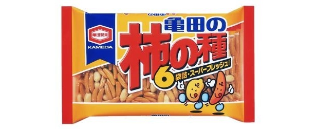 ピーナッツのおいしさがアップした「亀田の柿の種」