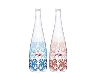 「エビアン」×「クリスチャン・ラクロワ」華やかな限定グラスボトルが登場