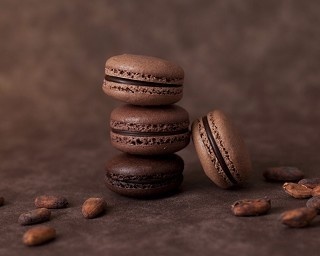 リンツのショコラティエが贈る3種の濃厚ダークチョコマカロン