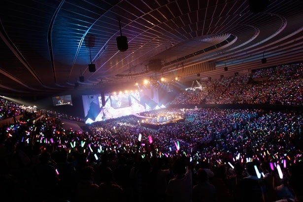 乃木坂46のライブが開催された大阪城ホール（7月22日）