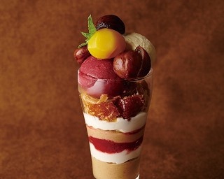 紅茶と楽しむ旬なベリーと渋皮栗の秋限定パフェ発売