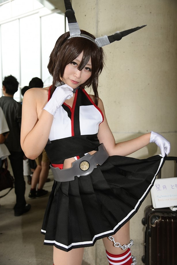 「艦隊これくしょん -艦これ-」の陸奥に扮する星月ともかさん