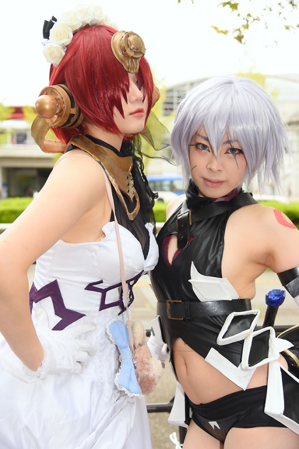 「Fate/Grand Order」のフランケンシュタイン(左：utaさん)と、ジャック・ザ・リッパー(右：さいこわかちこさん)