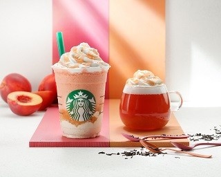 スタバ新作は桃づくし！2種類のネクタリン・ピーチ・ティーが登場