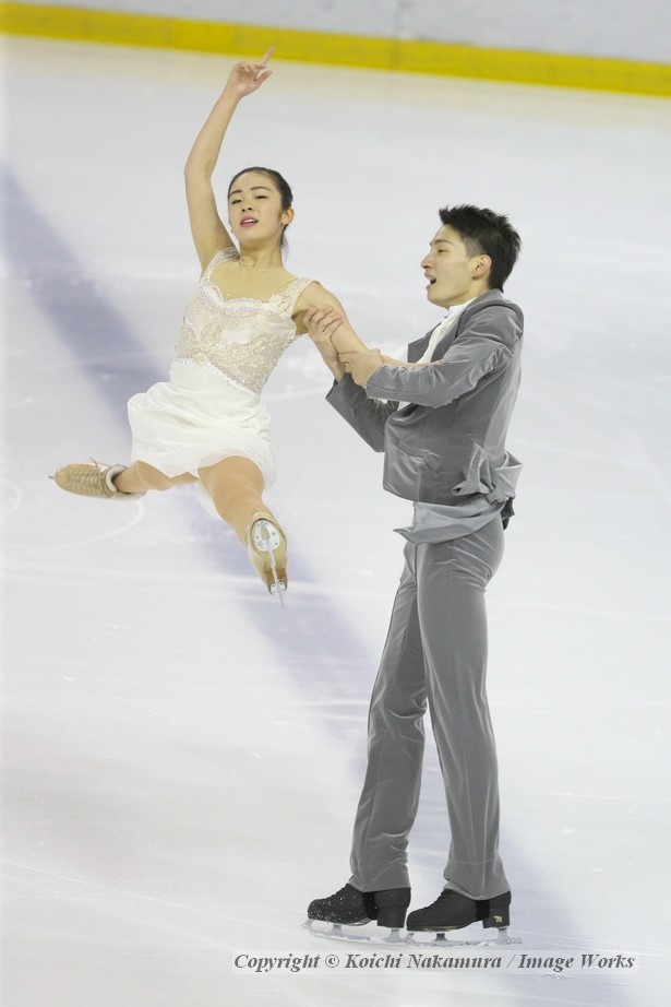 折原選手はペアを志していたほど、身体能力は高い。運動神経を生かした振付も増えそうだ