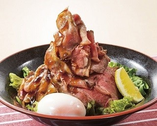 絶品肉の雪崩が起きる！夢庵で大人気のローストビーフ丼に特盛登場