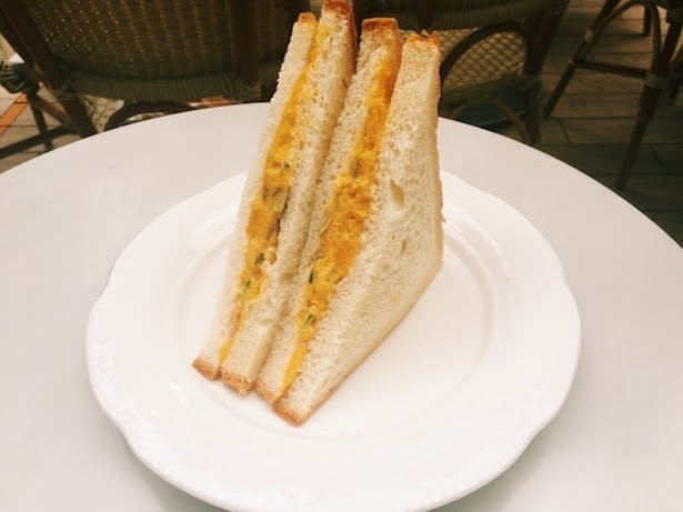 サクサクふわふわな食パンとかぼちゃが絶妙にマッチ「かぼちゃのサンドイッチ」
