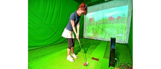 コースにもでられる本格派！シュミレーションゴルフ