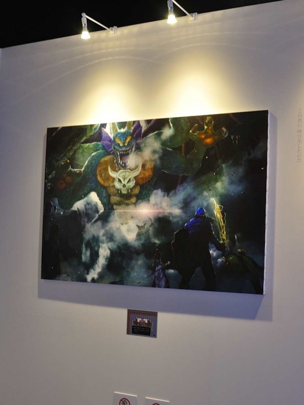 「ロト伝説の画廊」ではドラゴンクエスト1、2、3のシーンを絵画として展示