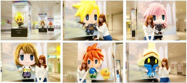 人気キャラクターが京王井の頭線改札からハチ公前広場に続く通路に出現