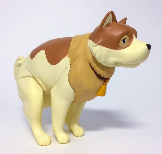 3種類のカラーリングで展開する「フランダースのいきむ犬 フィギュア＜ノーマル＞」(税抜1200円)