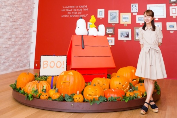 写真撮影が楽しめるドリーミング・スヌーピー in Halloweenは期間限定のフォトスポット