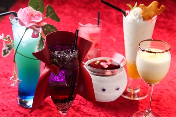 ハロウィンをイメージしたドリンクが勢揃い