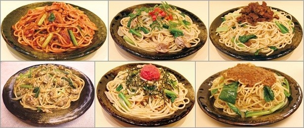 【写真を見る】もちもち食感の極太スパゲティ麺をやみつきになる濃い目のソースで豪快に炒めて仕上げる