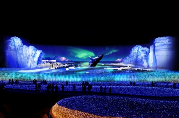 【写真を見る】「南極大陸」。青く美しい氷河と、ペンギンや鯨たちのドラマティックな姿