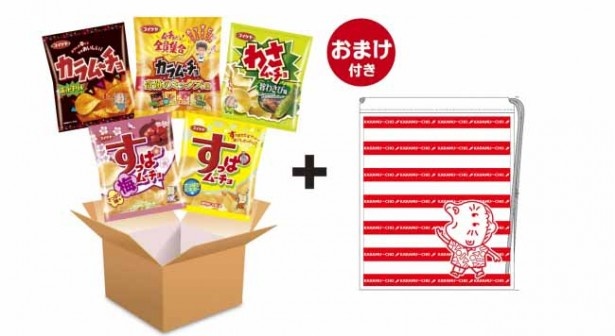 ECサイトで予約受付中の「ムーチョだョ！全員集合セット」（税抜780円）