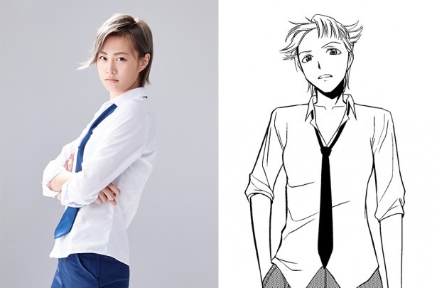 「龍門渕高校」対局中はあぐらをかくボーイッシュかつマニッシュなドイツからの帰国子女である井上純役・小篠恵奈