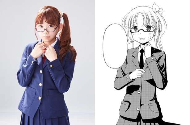 「鶴賀学園」蒲原と幼なじみの巨乳メガネっ子・妹尾佳織役に、放課後プリンセス・長澤茉里奈