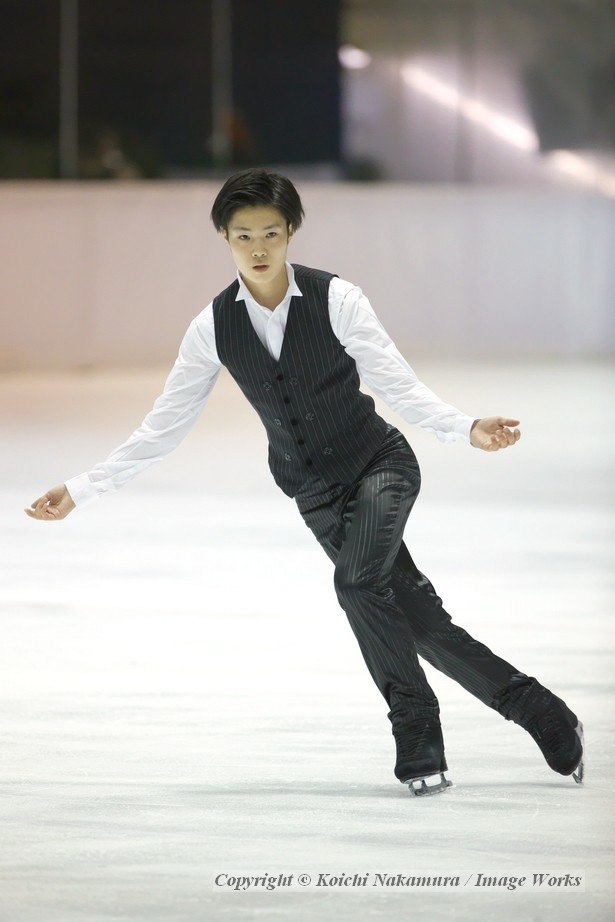 中村優、フリースケーティングの演技