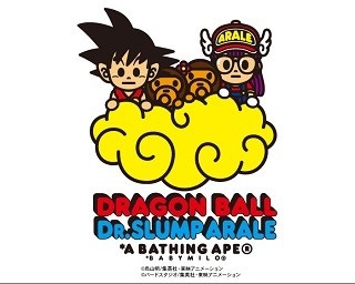 超人気作「Dr.スランプ」と「ドラゴンボール」がエイプTシャツで共演