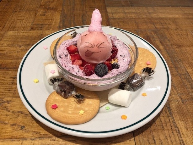 【写真を見る】「魔人ブウのお菓子になっちゃえ～！スイーツプレート」(1200円)