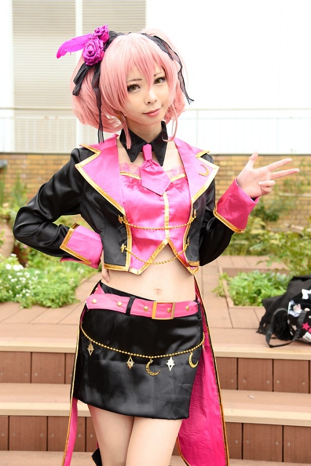 「アイドルマスター シンデレラガールズ」の城ヶ崎美嘉に扮する ふうさん