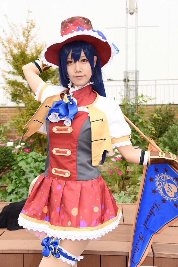 「ラブライブ！」の園田海未に扮する きなこさん