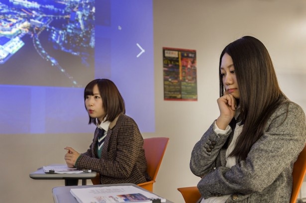 「うーん、覚えることがいっぱいで不安になってきた…」と古畑(写真右)