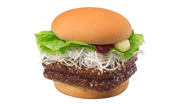 ガッツリ食べたければ、でっかいダブル(450円)も！