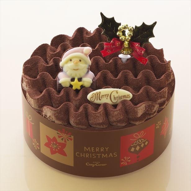 幅広い年代に人気の「クリスマスチョコレートケーキ(5号)」(3240円)