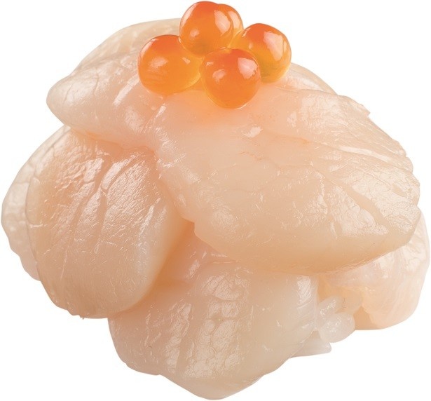 【写真を見る】「ほたて貝柱のてんこ盛り」(税別180円)