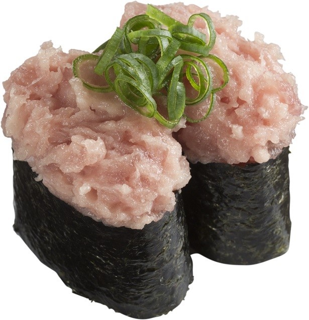 「ねぎまぐろてんこ盛り」(税別100円)