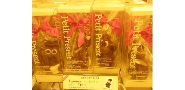 コルネドールのかわいいチョコ。こちらは町田に日本の本店があります