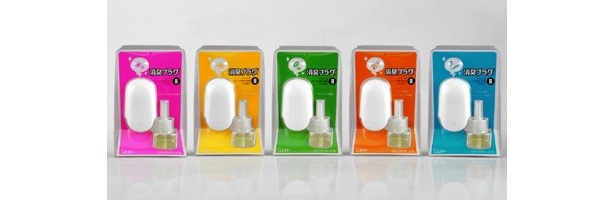 「消臭プラグ」（661円）も、5種類発売