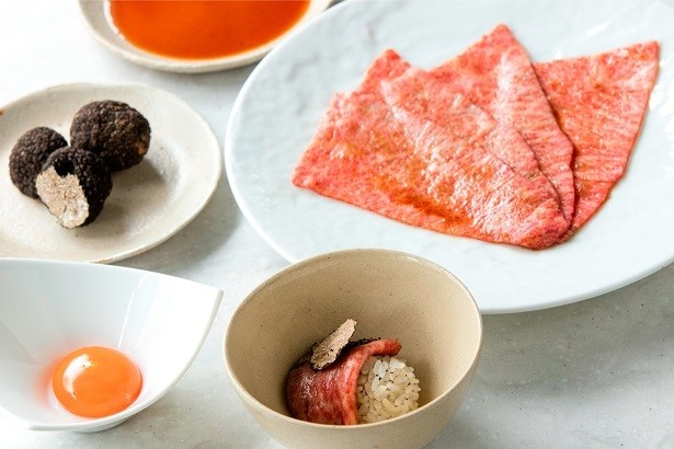 「ザブトンのトリュフすき焼き」